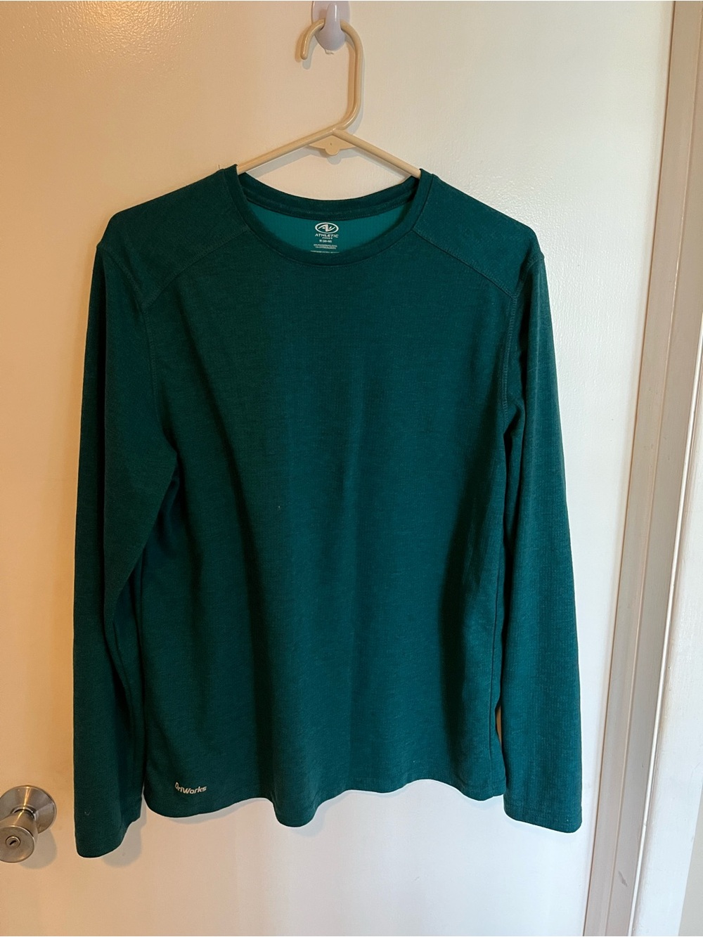 Athletic Works Women's Long-Sleeve Crew Neck Tee - Teal